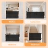 Retractable Baby Gates for Stairs, 55" Wide Mesh Baby Gate
