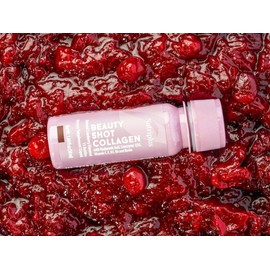 FARMASi Nutriplus Beauty Shot Collagen – Type I & III Collagen with Hyaluronic Acid, Biotin & Vitamins, Sugar-Free Cranberry Flavor, 1.69 fl oz x 12 Shots