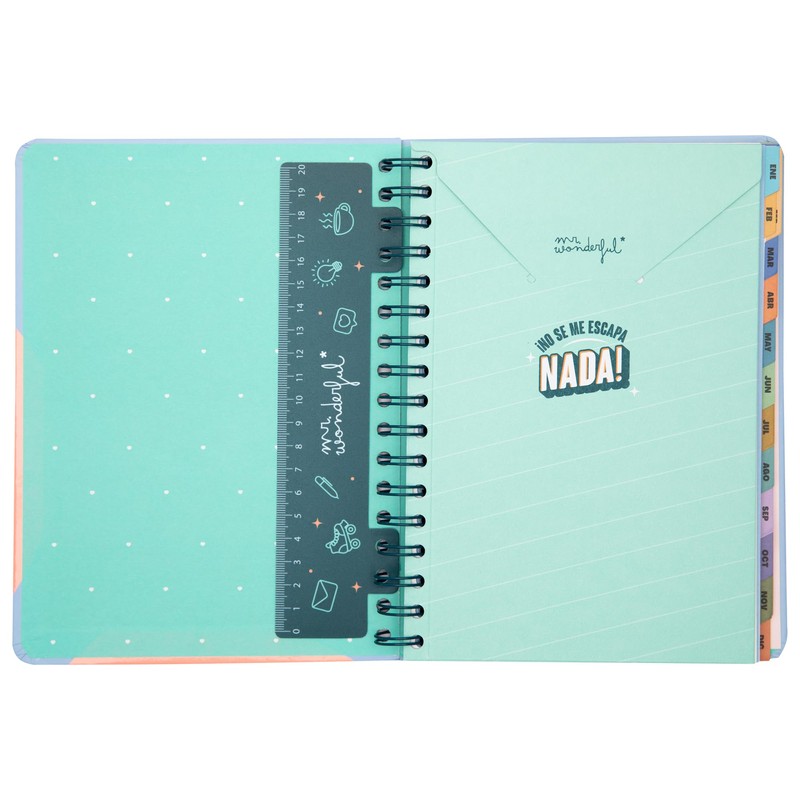 Mr. Wonderful Wonder 2025 Week to View Diary with 8