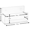 DIN A7 Wall Brochure Holder / Flyer Holder in Landscape