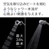 Takagi JSB025BMAZ Water Saving Shower Head, Air Beat, Plated, Stop