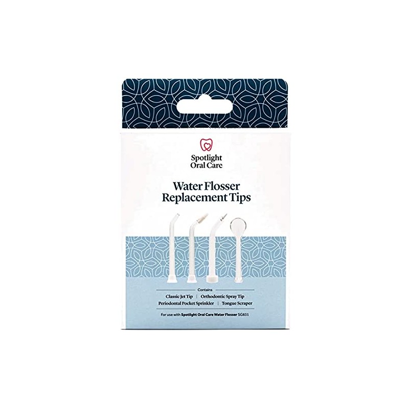 Spotlight Oral Care Water Flosser 4 Replacement Tips - Pack
