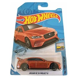 Hot Wheels Jaguar XE SV Project 8, [Naranja quemado] 244/250 Factory Fresh 7/10