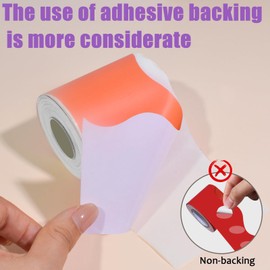 6 Rolls Bulletin Board Borders,196.8 FT Self Adhesive Classroom Borders,Waterproof Strip-Shaped Wavy line Announcement and Bulletin Board Decorations can be Trimmed