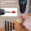 4pcs Magnetic Drill Bit Extension, Bestgle 1/4 Inch Hex Shank