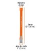 Truper C-1X12, Cincel de corte frío, acero al cromo vanadio,