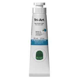 Tri-Art High Viscosity Artist Acrylic - Sap Green Light, 60 ml tube
