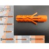 MUNGO Nylon Plug Anchor Expansioner 10x50 Concrete, Brick 200 PACK