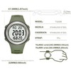 Waterproof Pedometer Watch for Senior Non Bluetooth No App Required