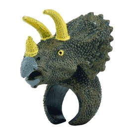 moses Dinosaur Ring | 12 Dinosaur Finger Rings for Playing or Collecting | Robust Material, Specially Designed for Children's Hands
