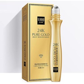 24K Gold Anti-Wrinkle Smoothing Under Eye Cream for Dark Circles, Puffiness, Eye Bag, Anti Aging Correxion Line Daily Cream with Hyaluronic Acid, 15 ML (1)