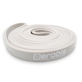 aerobis® Powerbands Set - with 4 Flexible Bands - Fitness Bands - Sport - Resistance up to 100 kg - Stretch up to 300% - Resistance Bands - Made of Elastomers - No Latex and Harmful Substances