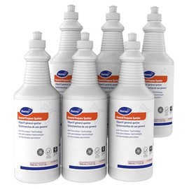 Diversey 904192 General Purpose Spotter with Percolator Technology - Works on Tough Old Carpet Stains - Fresh Floral Scent, Ready-to-Use Squeeze Bottle, 32-Ounce (Pack of 6)