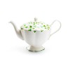 Grace Teaware Shamrock Fine Porcelain Teapot 32oz Capacity Multicolor