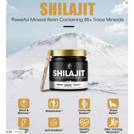 Omnipotent Nutrition Pure 100% Himalayan Shilajit, Soft Resin, Organic, Extremely Potent, Fulvic Acid