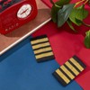NICENEEDED 1 Pair Shoulder Boards Epaulets, Uniform Bars Airline Pilot
