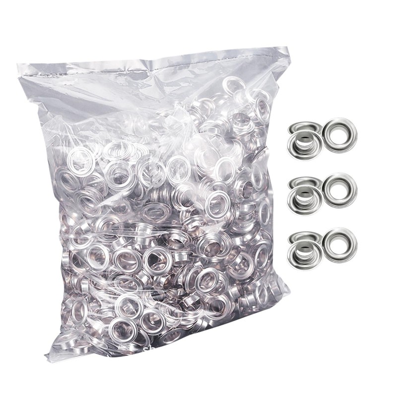 1000pcs 12mm Grommet Eyelet Plating Treatment Rust Prevention Leather Grommets