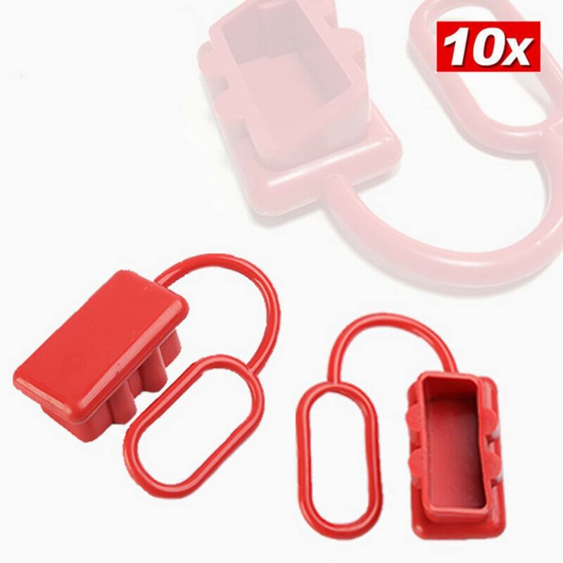 10個 防塵防水コネクターキャップ Andersonプラグカバースタイルコネクター 50AMPバッテリーCaravnダストキャップ