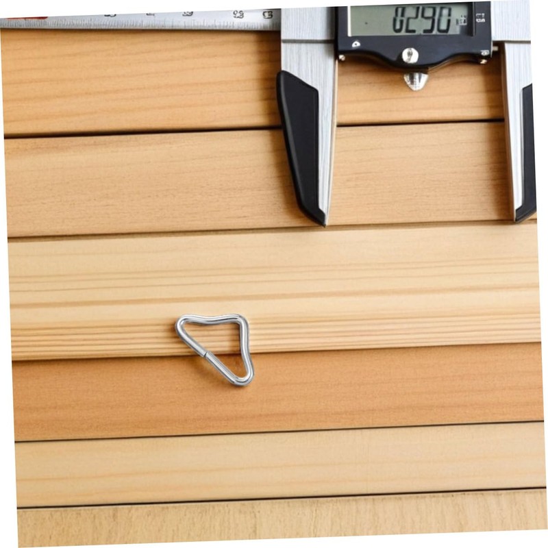 Abaodam 24pcs Trampoline Triangle Rings Galvanized Steel Replacement Hardware for