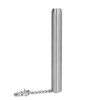Mini LED Flashlight 500LM 304 Stainless Steel Portable with Snap