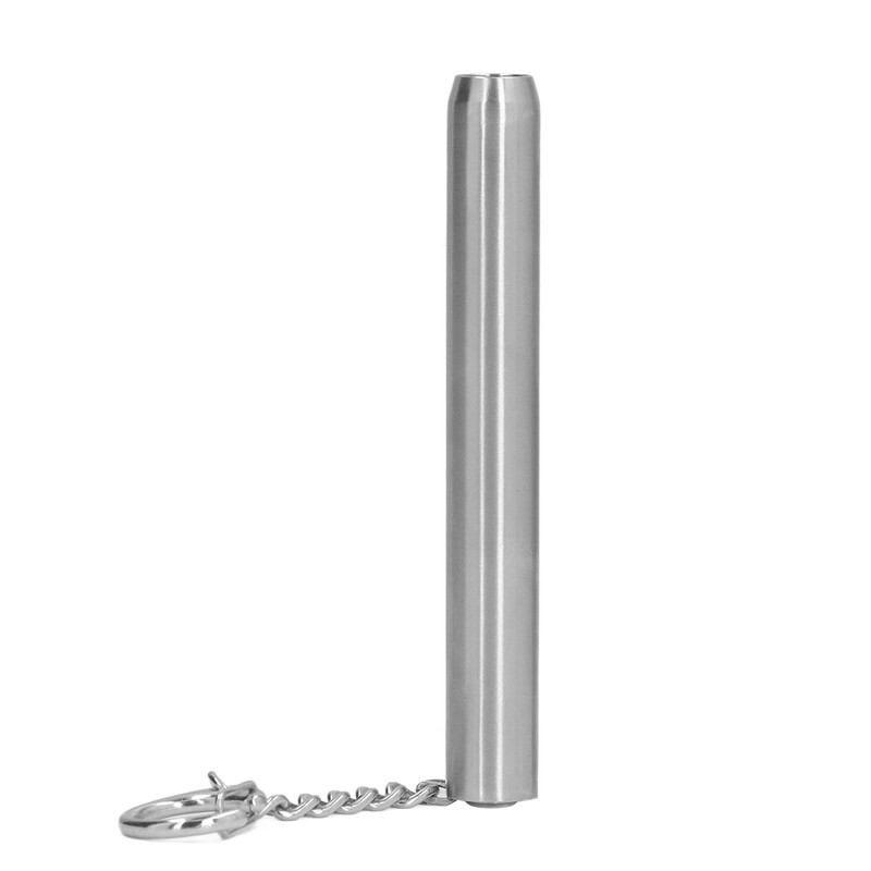 Mini LED Flashlight 500LM 304 Stainless Steel Portable with Snap