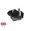 DINIC Travel Plug UK to Earthing Socket Mains Adaptor 2