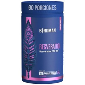 Birdman Resveratrol 300 mg  Antioxidante Natural  Frmula Limpia Sin Aditivos  Cpsula Vegana  Esencia Refrescante  Suplemento Alimenticio para Hombre  