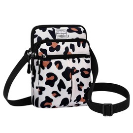 HUA ANGEL Fanny Pack Multifunctional Waist Bag Men Women 3 Zip Compartment Crossbody Bag Cellphone Pouch Belt Bum Bag Fanny Pack Hip Bag with Shoulder Strap for Running Walking Sports Travel