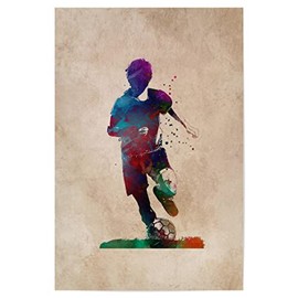 artboxONE Poster 30 x 20 cm Sport Football Sport Art Picture Football Digital Art Football