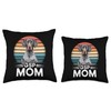GSP Mom German Shorthaired Pointer Sunset Throw Pillow