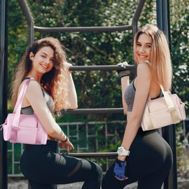 Mini Gym Bag for Women Girls Small Gym Tote Bag with Wet Compartment Waterproof Travel Duffle Bag Cute Workout Sport Bag