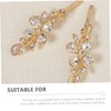 FOMIYES 10pcs Elegant Rhinestone Hair for Weddings and Parties Floral