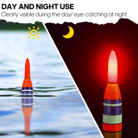 QualyQualy LED Bobbers - Lighted Floats for Night Fishing, 3/8oz, 3Pcs #3