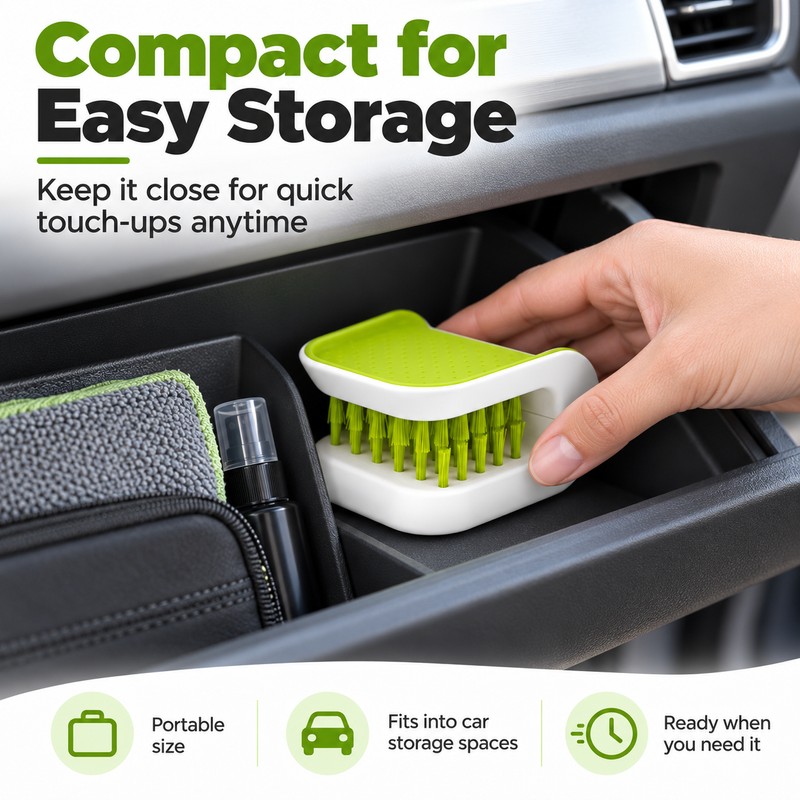 Car Seat Belt Cleaning Brush for Interior Detailing – Double-Sided