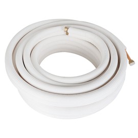 Thomletha 1Pcs 50FT Air Conditioning Cooling Connection Tube 1/4 Inch and 1/2 Inch Mini Split Line Set Fit for Mini Split Air Conditioner