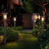 SCNYCUL Solar Lamp Post Lights for Outdoor with Pier Mount