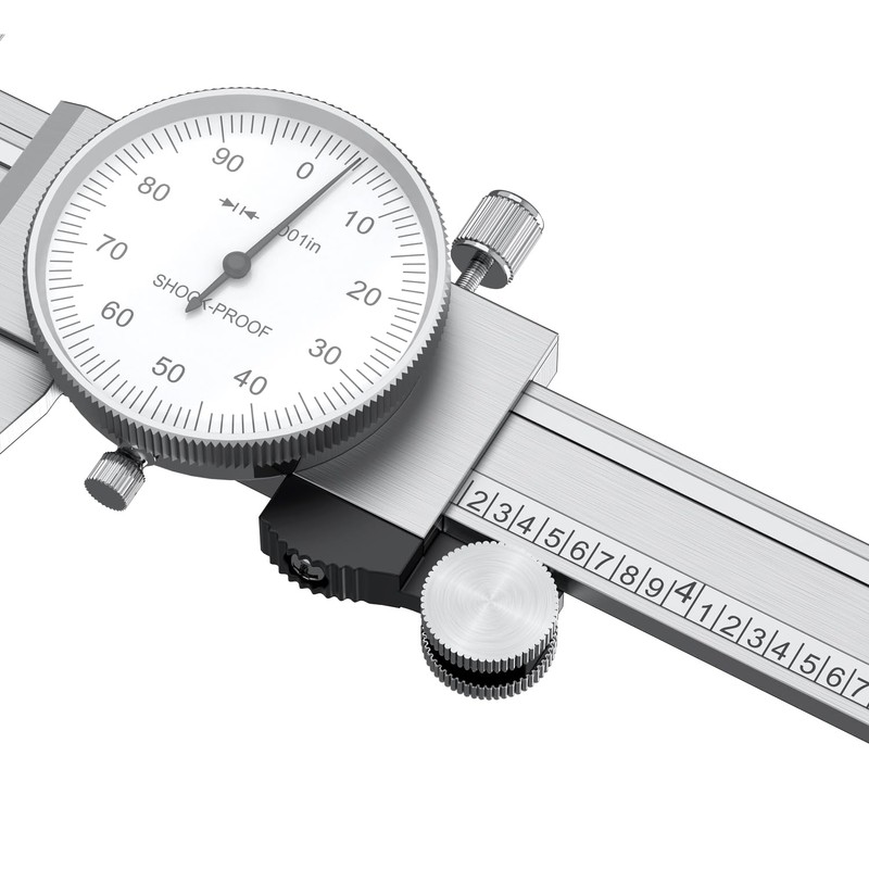 HDLNKAK Dial Caliper Shockproof Dial Caliper Precision Caliper with Watch