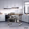 YNN Rolling Carts with Wheels, 3 Tier Rolling Cart with