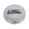 Fuel Cap "2-Stroke Power" Chrome without Lock for Simson S50,
