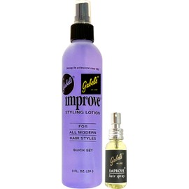 Improve Gabel’s Styling Lotion Hair Spray Quick Set - 8oz(Purple) 1oz(Light Yellow)