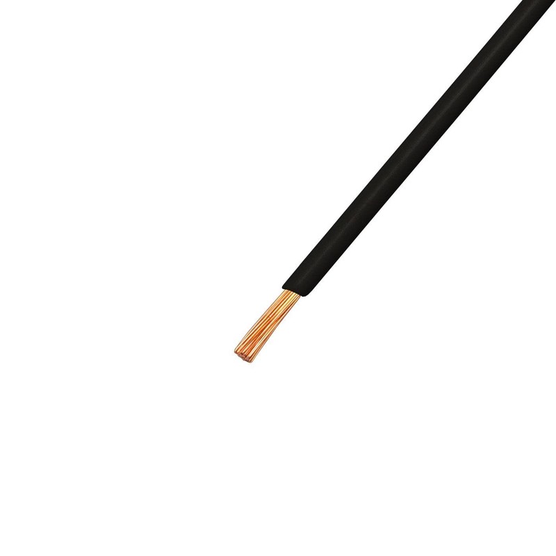 10 m Flry Vehicle Cable Black 1 mm² Round Cable