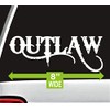 Outlaw Decal Sticker for Car Window 8.0 Inch BG 636