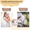 Vegan Leather Portable Changing Pad - Waterproof Compact Baby Changing