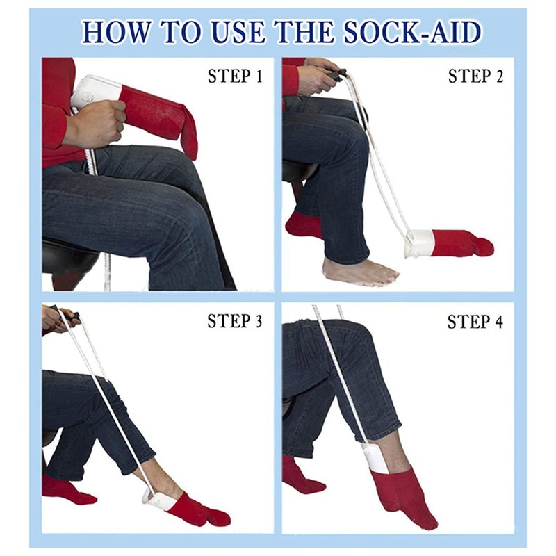Kafuty-1 Sock Aid, Solid ABS Stocking Slider Wear Socks for