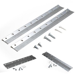 PHS French Cleat Hanger Heavy Duty 10 Inch - 2 Pack French Cleat Picture Hanger, Mirror Hanging Hardware, Supports 50 lbs - Z Clips for Hanging and Z Brackets for Mounting Whiteboard or Pallet