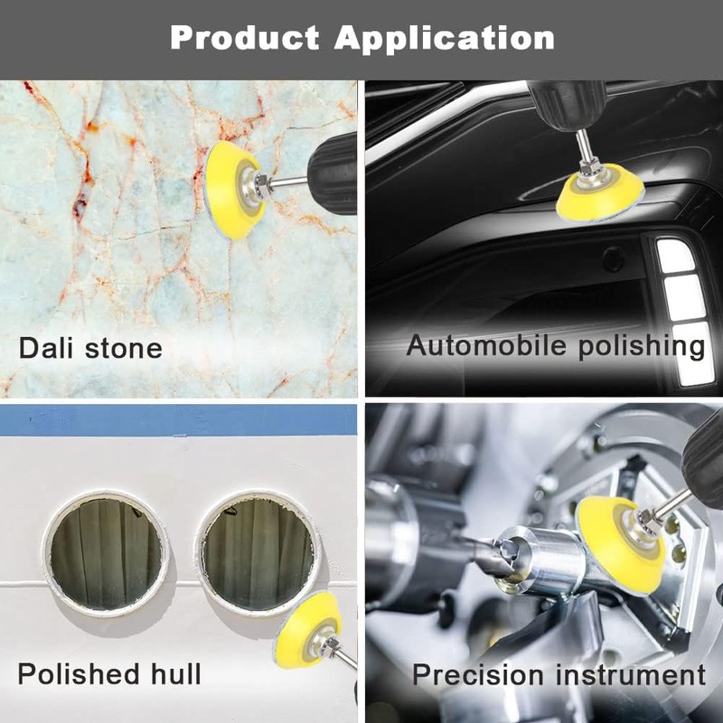 Sanding Discs 150 mm Sanding Sheets for Polishing (Grit 60/80/120/240),