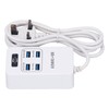 USB Socket Outlet Smart Fast Charging Multifunctional Portable White Small