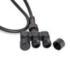 CLGarden IP44 Low Voltage 3-Way Splitter Plug & Light Plug-In