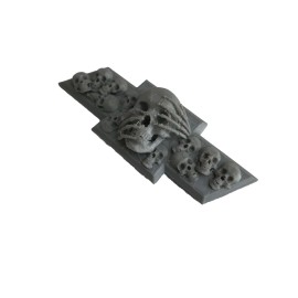 CUSTOM Chevy Bowtie Skull Replacement Emblem Logo universal