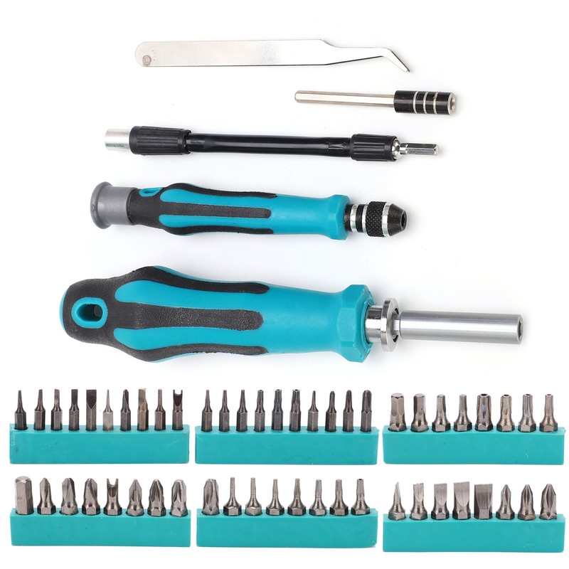 Screwdriver MultiShape Magnetic Bit Manual Tightening Set Metal Repair Replacement